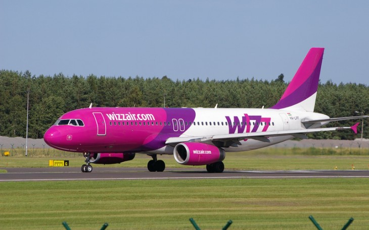 Самолет авиакомпании Wizz Air