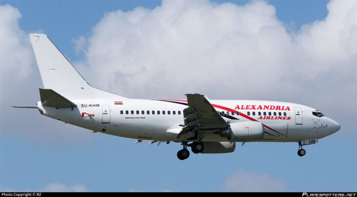 Боинг 737-500 Александрийских Авиалиний