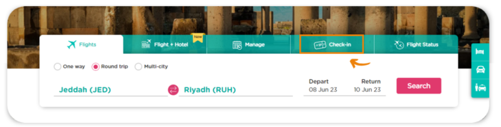 Web check-in FLynas