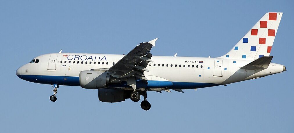 Эйрбас А319-100 компании Croatia Airlines